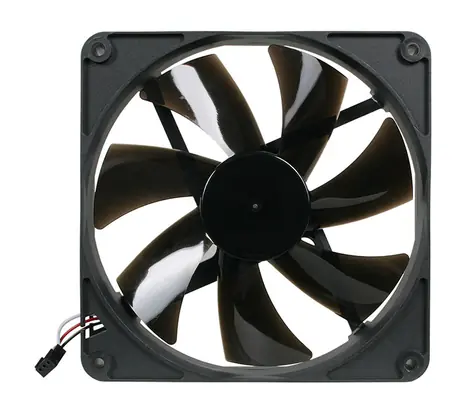 Noiseblocker BlackSilent Pro Fan PK3 černá / 140mm / 27 dB @ 1700 RPM / 90 CFM / 3-pin