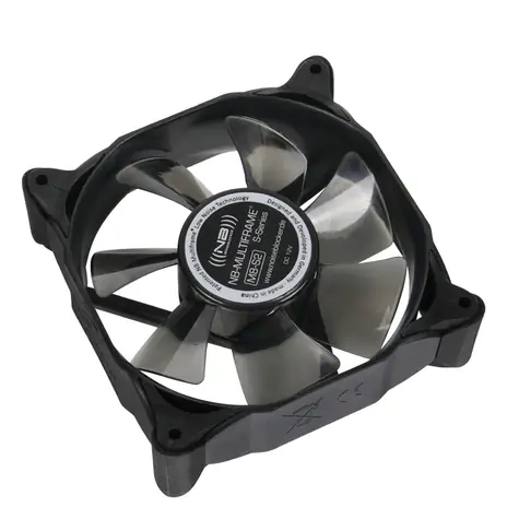 Noiseblocker Multiframe S-Series M8-S2 černá / 80mm / 14 dB @ 1700 RPM / 27.66 CFM / 3-pin