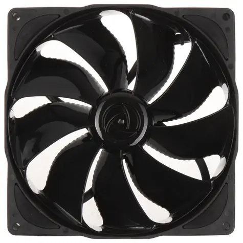 Noiseblocker NB-eLoop Fan B14-PS Black Edition / 140mm / 24.28 dB @ 1200 RPM / 83.92 CFM / 4-pin PWM