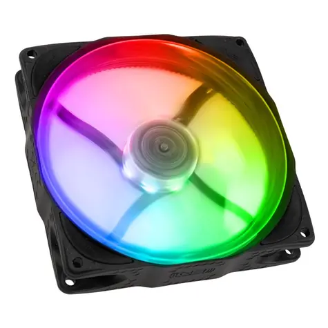 Noiseblocker NB-eLoop X B12-PS ARGB černá / 120mm / 21.2 dB @ 1500 RPM / 58 CFM / 4-pin PWM + 3-pin