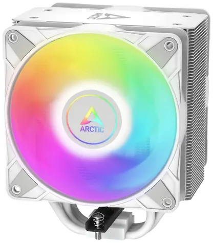 ARCTIC Freezer 36 A-RGB bílá / 2x P12 PWM PST A-RGB / 0.3 Sone @ 200-2000 RPM / pro Intel & AMD