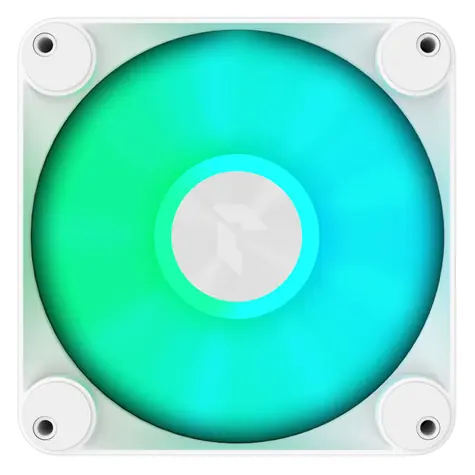 APNX FP1-120 PWM ARGB bílá / 120mm / Hydraulic bearing / 500-1600 RPM / 74.57 CFM / 33.2 dB