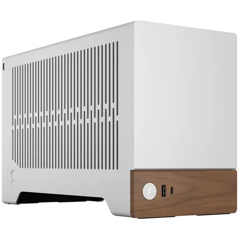 Fractal Design Terra stříbrná / Mini-ITX / 1x USB-A 3.2 / 1x USB-C 3.2 / bez zdroje 