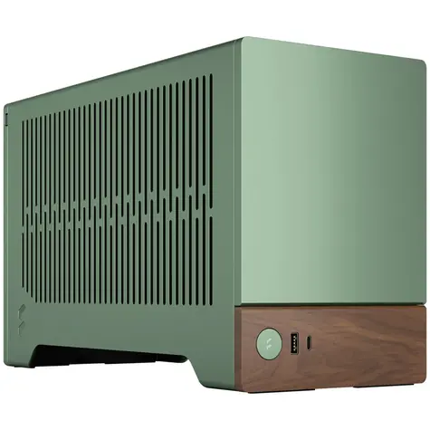 Fractal Design Terra zelená / Mini-ITX / 1x USB-A 3.2 / 1x USB-C 3.2 / bez zdroje 