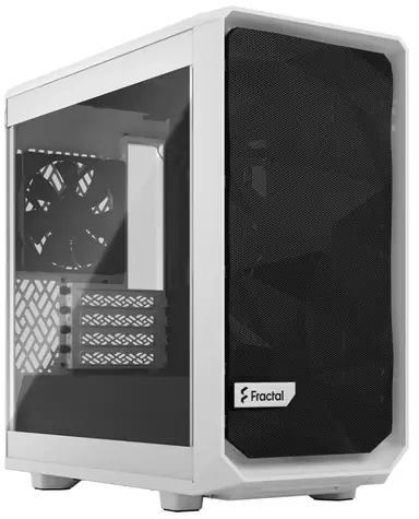 Fractal Design Meshify 2 Mini TG Clear Tint bílá / Micro-ATX / 2x USB-A 3.2 / 1x USB-C 3.2 / bez zdroje / prach filtry