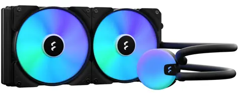 Fractal Design Lumen S28 v2 RGB černá / 2x 140mm / 35.5 dB @ 1700 TPM / 78 CFM / ARGB / AMD + Intel