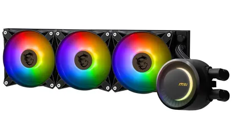 MSI MAG Core Liquid E360 černá / 3x 120mm / 20 dB @ 3000 RPM / 75 CFM / AMD + Intel