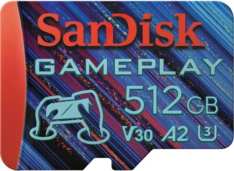 SanDisk GamePlay microSDXC 512GB / UHS-I / class U3 / čtení: 190 MB/s / zápis: 130 MB/s
