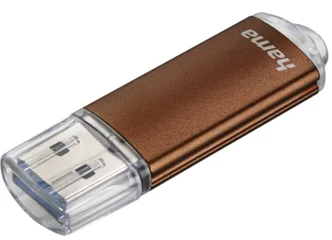 Hama Flash Pen Laeta 32 GB hnědá / Flash disk / USB-A 3.0 / čtení: až 70 MBs