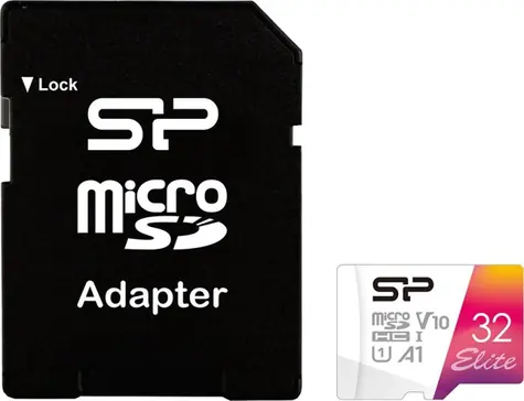 Silicon Power Elite micro SDHC 32GB + adaptér / Class 10 / UHS-I U1 / A1 / V10