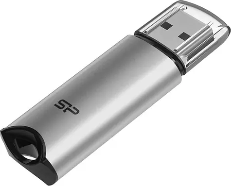 Silicon Power Marvel M02 64GB stříbrná / USB 3.2