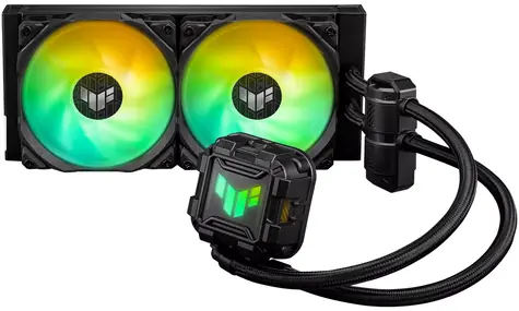 ASUS TUF GAMING LC II 240 ARGB černá / 2x 120mm / 29 dB @ 2000 RPM / 67 CFM / AMD + Intel