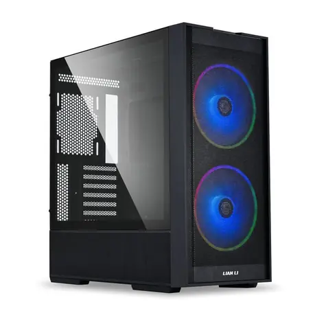 Lian Li LANCOOL 206 černá / PC skříň / ATX / Bez zdroje / 2x USB 3.0 / průhledná bočnice 