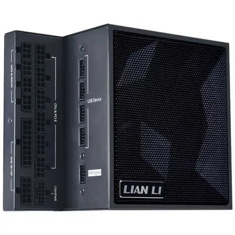 Lian Li EDGE EG01000 černá / PC Zdroj / 1000 W / USB hub / 120mm ventilátor / modulární / PFC / 80PLUS Platinum 