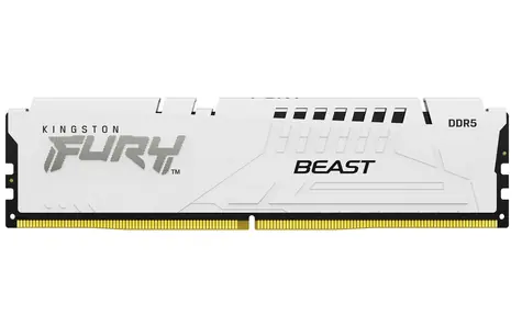 Kingston FURY Beast White 16GB (1x 16GB) 6000MHz / DDR5 / CL36 / DIMM / 1.35V / EXPO 