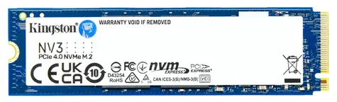 Kingston NV3 SSD 4 TB / M.2 2280 / PCIe 4.0 / NVMe / R:6000MBps / W:5000MBps