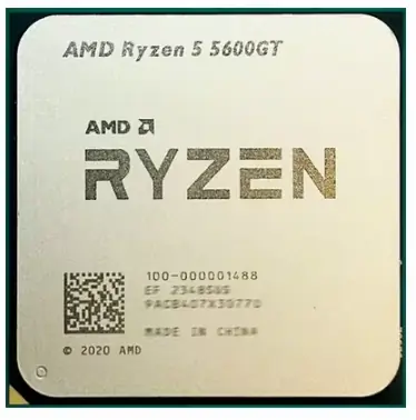 AMD RYZEN 5 5600GT @ 3.6GHz - TRAY / Turbo 4.6GHz / 6C12T / L2 3MB L3 16MB / AM4 / Zen 3 / 65W