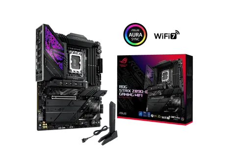 ASUS ROG STRIX Z890-E GAMING WIFI / Z890 / LGA 1851 / 4x DDR5 / PCIex16 / 5GLAN / ATX
