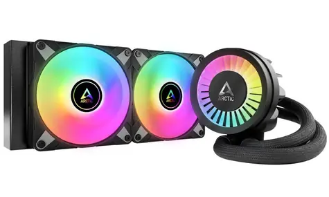 ARCTIC Liquid Freezer III - 240 A-RGB černá / 2x 120mm / 22.5 dB @ 2000 RPM / 48.8 CFM / AMD + Intel 