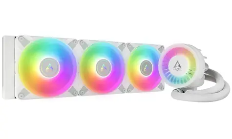 ARCTIC Liquid Freezer III - 360 A-RGB bílá / 3x 120mm / 22.5 dB @ 2000 RPM / 48.8 CFM / AMD + Intel
