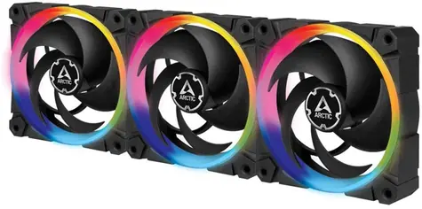 ARCTIC BioniX P120 - A-RGB Bundle černá 3ks / 120mm / FDB / 2300 RPM / 48 CFM / A-RGB / 7-Pin