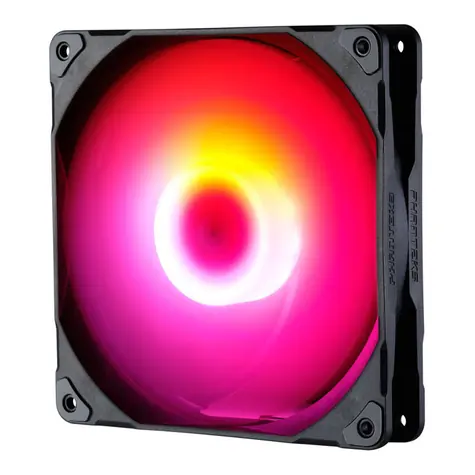PHANTEKS M25 PWM D-RGB 140mm černá / 140mm / 1800 RPM / 104.6 CFM / RGB / 4-Pin PWM
