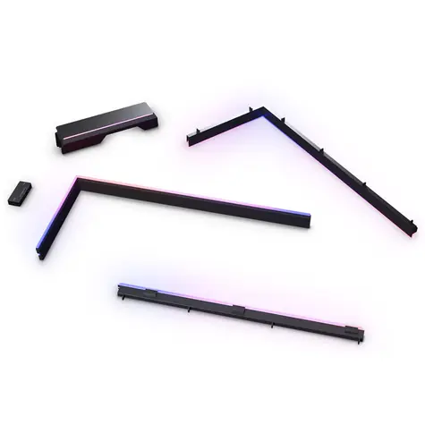 PHANTEKS NV5 Premium DRGB Kit + Power Hub + 3x pro vnější rám + 1x kryt kabelu základní desky černá