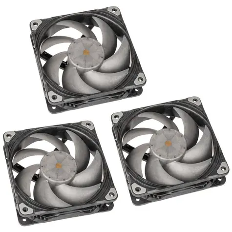PHANTEKS T30 PWM černá 3ks / 120mm / Dual Vapo Bearing / 3000 RPM / 100.9 CFM / 4-Pin PWM