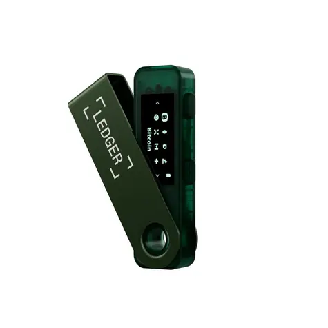 Ledger Nano S Plus Emerald Green / hardwarová peněženka na kryptoměny