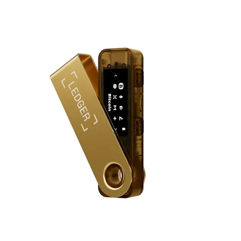 Ledger Nano S Plus Gold / hardwarová peněženka na kryptoměny