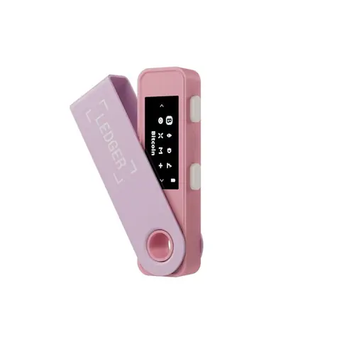 Ledger Nano S Plus Pastel Pink / hardwarová peněženka na kryptoměny