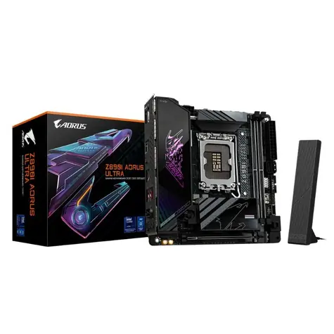 GIGABYTE Z890I AORUS ULTRA / Z890 / LGA 1851 / 2x DDR5 / PCIex16 / 2.5GLAN / mITX