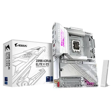 GIGABYTE Z890 AORUS ELITE X ICE / Z890 / LGA 1851 / 4x DDR5 / PCIex16 / 2.5GLAN / ATX