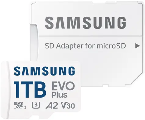 SAMSUNG EVO Plus 2024 1TB + adaptér / micro SDXC / UHS-I U3 / Class 10 / R: 160Mbps