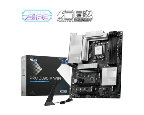 MSI PRO Z890-P WIFI / Z890 / LGA 1851 / 4x DDR5 / PCIex16 / 5GLAN / ATX