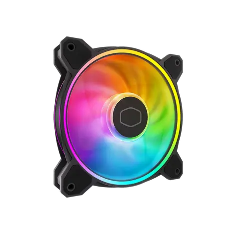 Cooler Master Master fan MF120 Halo2 černá / 120mm / Riffle bearing / 2050 RPM / 51.9 CFM / 4-pin PWM