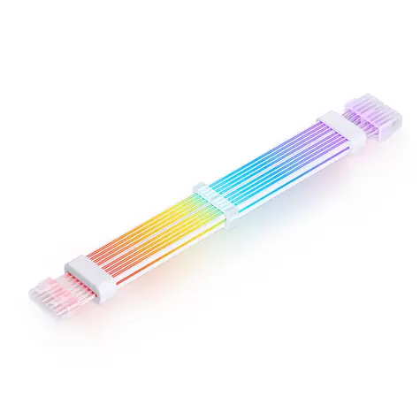 Jonsbo PC Light Cable - 2x 8-Pin bílá / 300mm