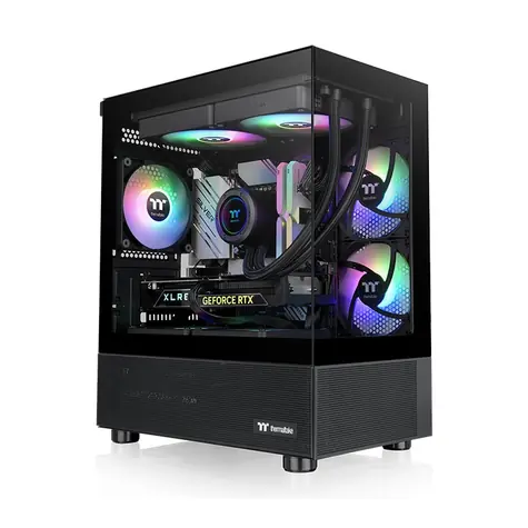 THERMALTAKE View 170 TG ARGB černá / mATX / 2x USB-A 3.0 / 3x 120mm RGB / bez zdroje / průhledná bočnice