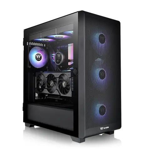 THERMALTAKE S250 ARGB černá / E-ATX / 2x USB-A 3.0 / 4x 120mm RGB / bez zdroje / průhledná bočnice
