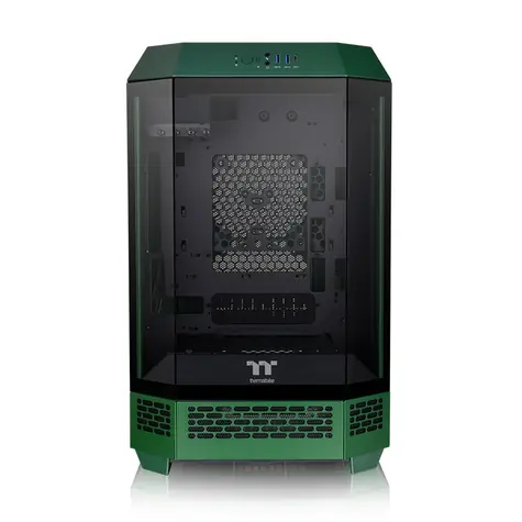 THERMALTAKE The Tower 300 tmavě zelená / mATX / 2x USB-A 3.0 / 1x USB-C 3.2 / 2x 140mm / bez zdroje