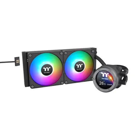 THERMALTAKE TH280 V2 Ultra EX ARGB černá / 2x 140mm / 2000 RPM / 90.3 CFM / A-RGB / AMD + Intel