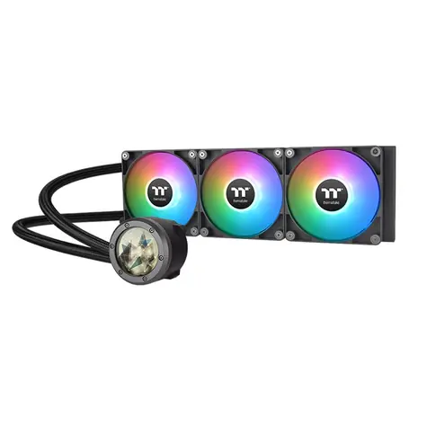 THERMALTAKE TH360 V2 Ultra ARGB černá / 3x 120mm / 2000 RPM / 57.05 CFM / A-RGB / AMD + Intel