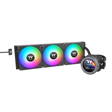 THERMALTAKE TH360 V2 Ultra EX ARGB černá / 3x 120mm / 2000 RPM / 68 CFM / A-RGB / AMD + Intel