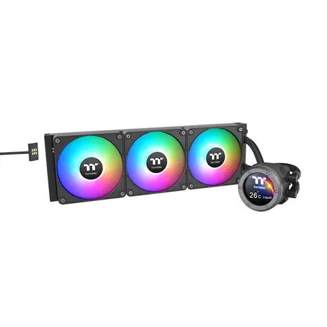 THERMALTAKE TH420 V2 Ultra EX ARGB černá / 3x 140mm / 1800 RPM / 90.3 CFM / A-RGB / AMD + Intel