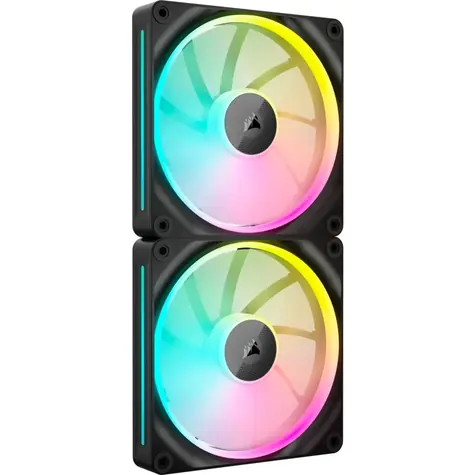 Corsair iCUE LINK LX140 RGB 2ks černá / 140mm / Magnetic Dome Bearing / 2000 RPM / 84.7 CFM / 4-Pin
