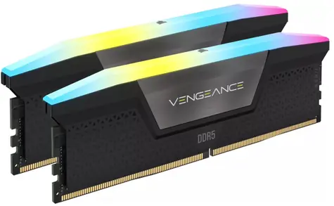 Corsair Vengeance RGB 64GB (2x 32GB) DDR5 6600MHz / CL32 / DIMM / XMP / RGB / 1.4V