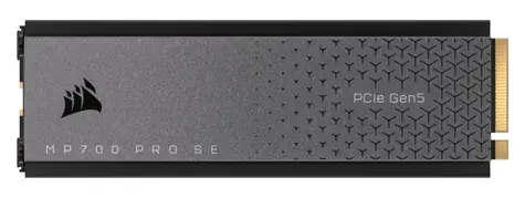 Corsair MP700 PRO SE with air cooler 4 TB černá / M.2 2280 SSD / PCIe 5.0 / R: 12400MBps / W: 11800MBps / 5y