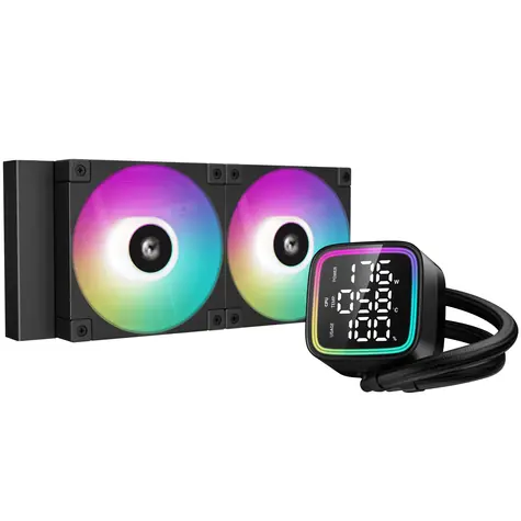 DEEPCOOL LD240 černá / 2x 120mm / Hydro Bearing / 38.71 dB @ 2400 RPM / AMD + Intel