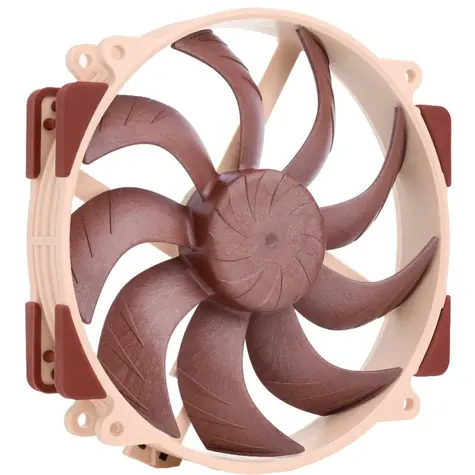 Noctua NF-A14x25r G2 PWM hnědá / 140mm / SSO2 / 24.8 dB @ 1500 RPM / 91.58 CFM / 4-Pin PWM
