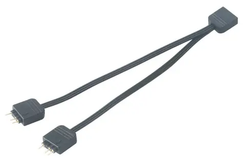 AKASA - RGB LED kabel-splitter adresovatelný 12 cm